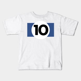 Billiard, Ten Ball Kids T-Shirt